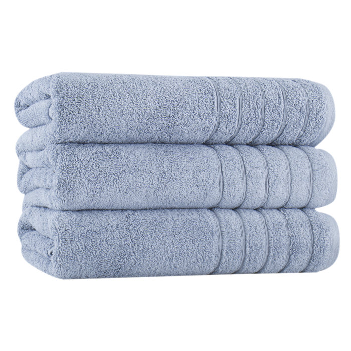 Charlton Home® Shantae Turkish Cotton Ribbed Bath Towels & Reviews